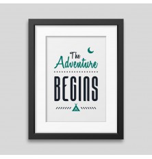 Affiche encadrée The adventure begins